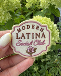 Mini Modern Latina social club patch
