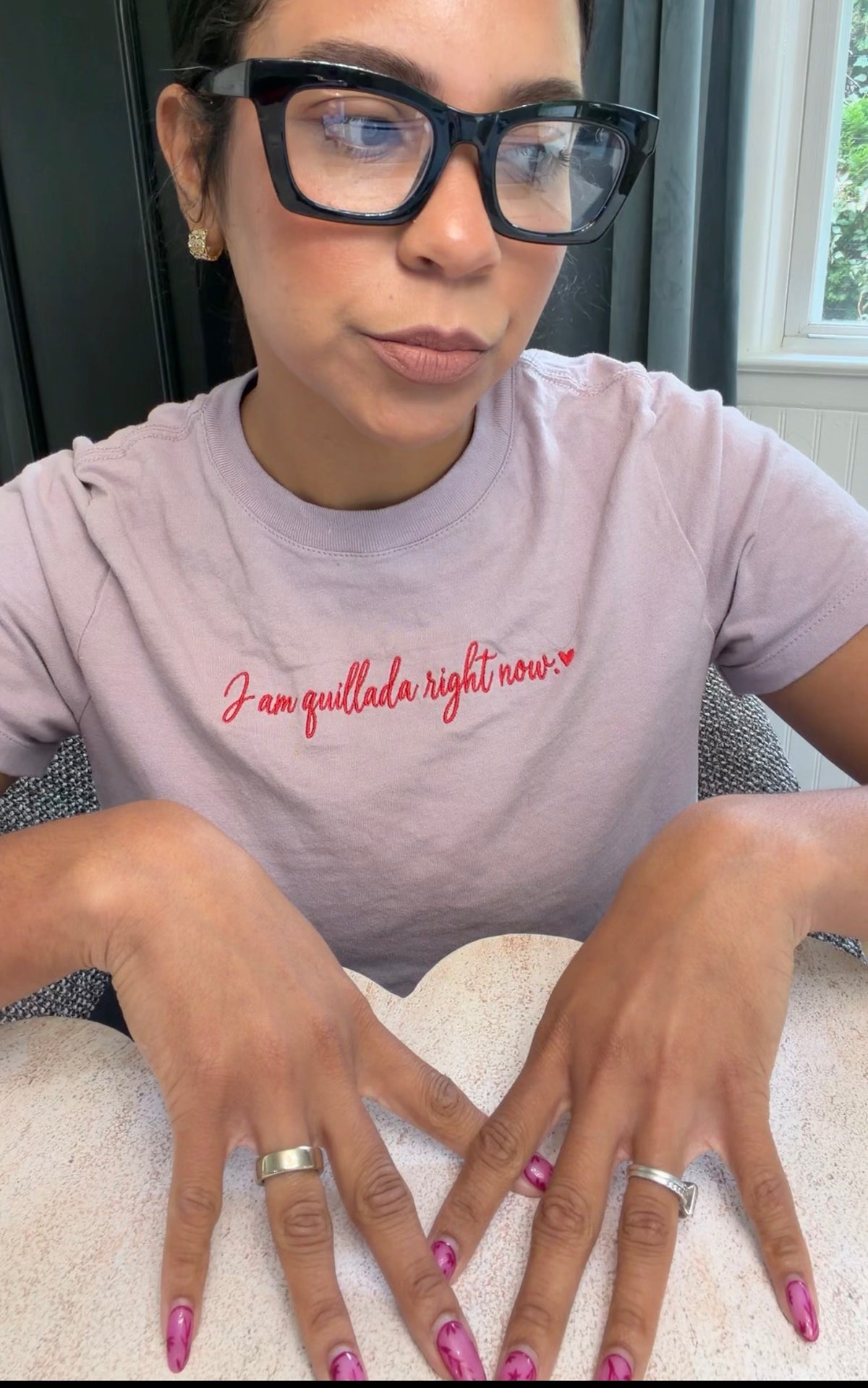 I am quillada right now t shirt - I only have them in a size medium